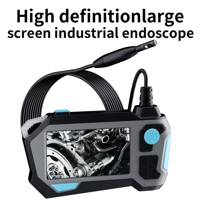Rotatable 8Mm Dual Lenses Industrial Endoscope With Screen 16Mm Tail Pipe Diameter Spec 2M Tube
