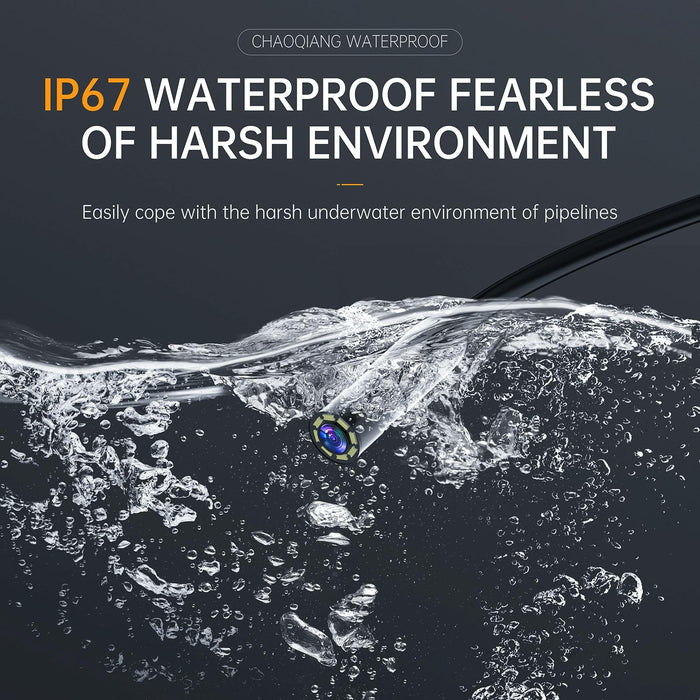 8Mm Front Lenses Detachable Industrial Pipeline Endoscope With 4.3 Inch Screen Spec 20M Tube