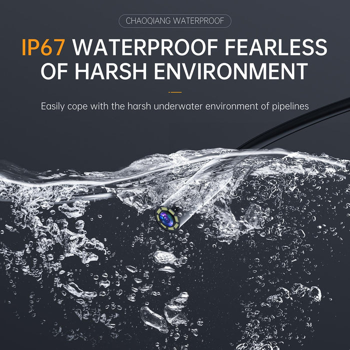 8Mm Front Lenses Detachable Industrial Pipeline Endoscope With 4.3 Inch Screen Spec 3M Soft Tube