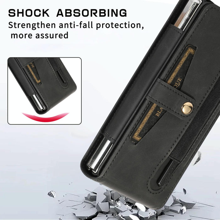 Folding Leather Phone Case For Samsung Galaxy z Fold 4