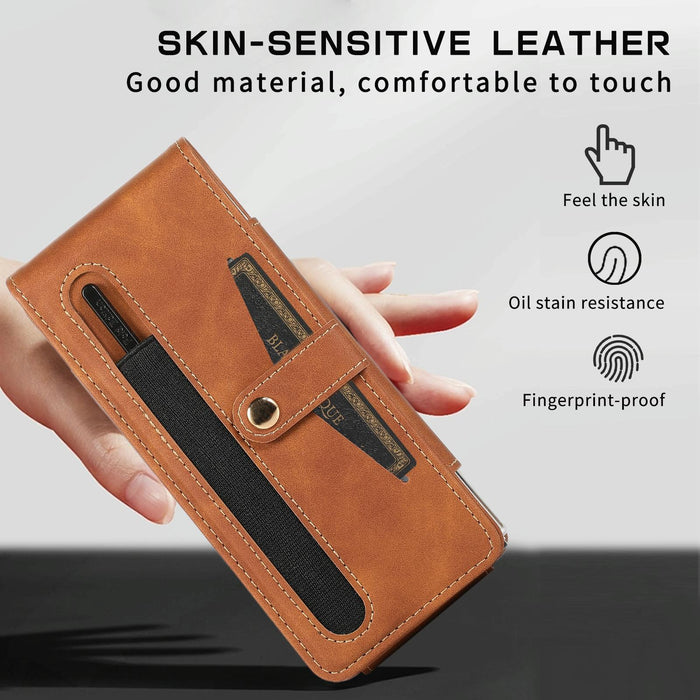 Folding Leather Phone Case For Samsung Galaxy z Fold 4