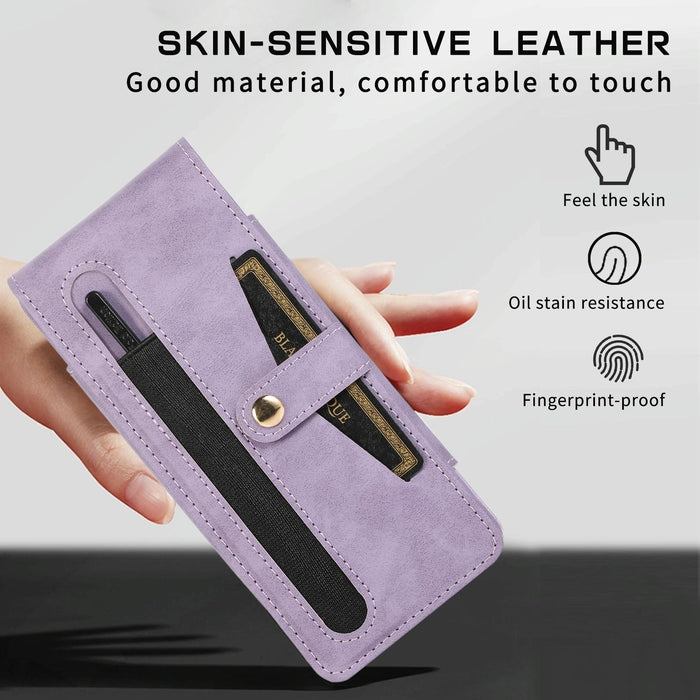 Folding Leather Phone Case For Samsung Galaxy z Fold 4