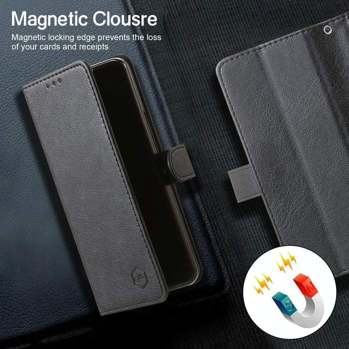 Leather Texture Pu Tpu Phone Case For Samsung Galaxy z Fold