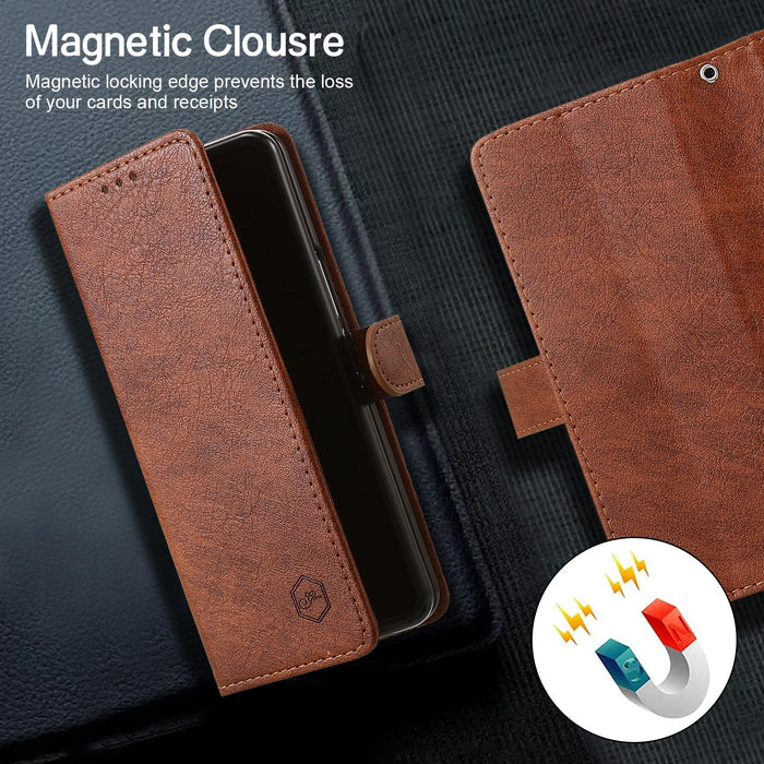 Leather Texture Pu Tpu Phone Case For Samsung Galaxy z Fold