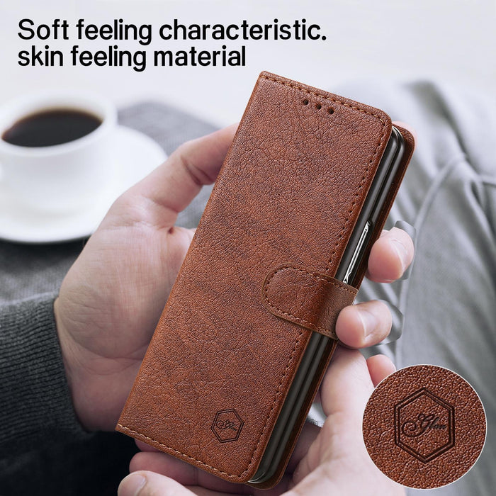 Leather Texture Pu Tpu Phone Case For Samsung Galaxy z Fold