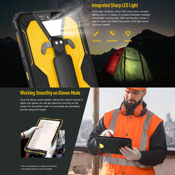 11 Rugged Tablet Pc 16Gb 256Gb Android 13 Octa Core 4G