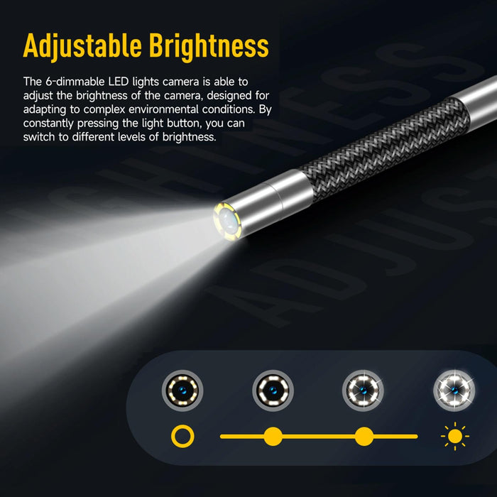 Ulefone Usmart E03 Rotatable Endoscope Ip67 Waterproof For Armor 24 / 21 / 19 / 18T / 18T Ultra / Armor Pad Black