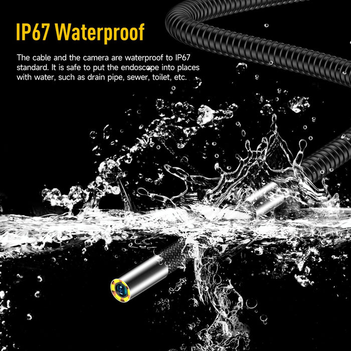 Ulefone Usmart E03 Rotatable Endoscope Ip67 Waterproof For Armor 24 / 21 / 19 / 18T / 18T Ultra / Armor Pad Black