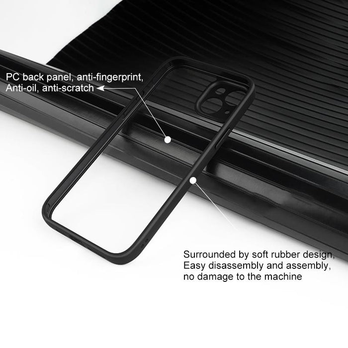 Iphone 15 Fine Pore Frosted Tpu Pc Phone Case