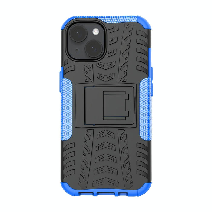 Tire Texture Tpu Pc Phone Case With Holder For Iphone 15