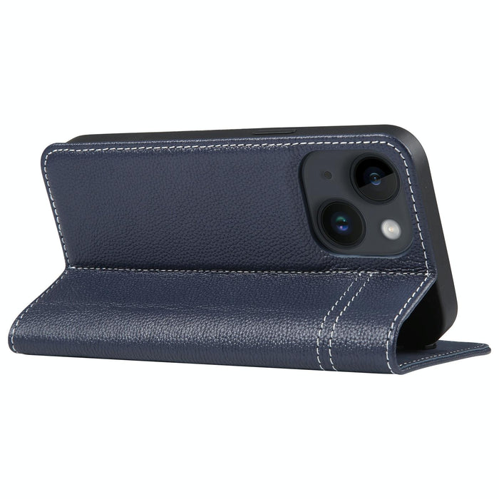 Gebei Top Grain Horizontal Flip Leather Phone Case