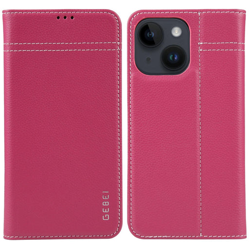 Gebei Top Grain Horizontal Flip Leather Phone Case