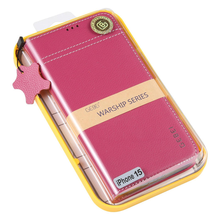 Gebei Top Grain Horizontal Flip Leather Phone Case