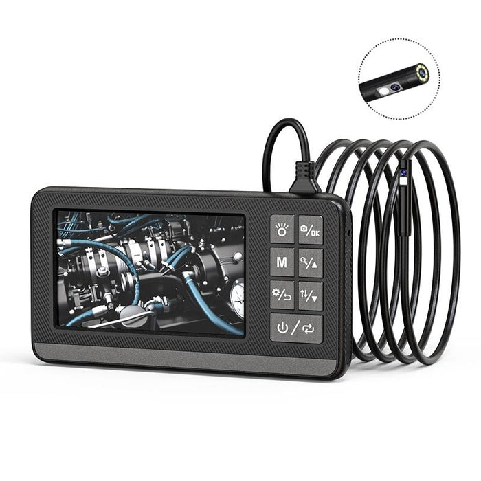 8Mm Dual Lenses Industrial Pipeline Endoscope With 4.3 Inch Hd Screen Spec 10M Tube