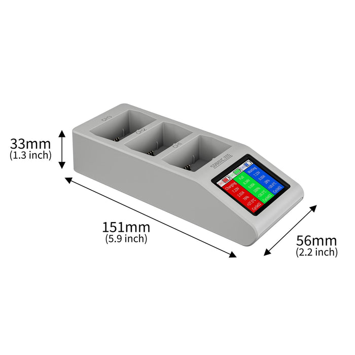 3 In 1 Charging Butler Battery Charger With Screen