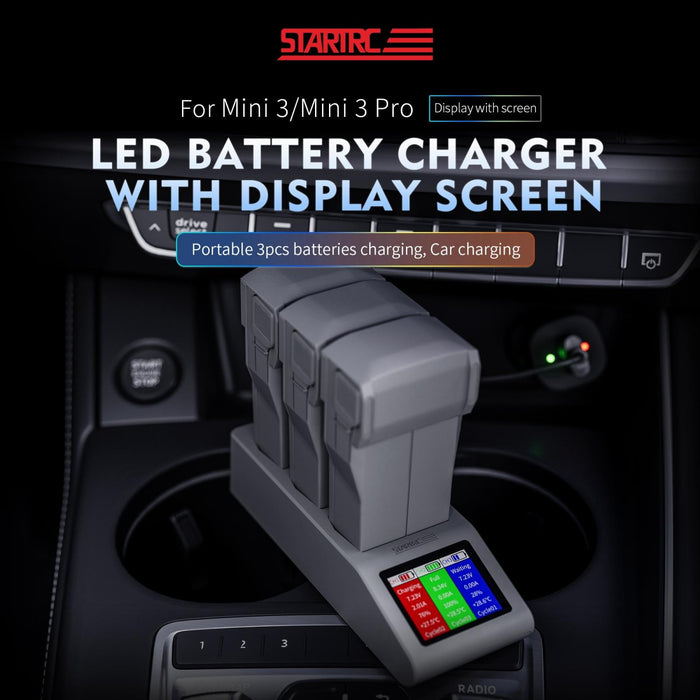 3 In 1 Charging Butler Battery Charger With Screen