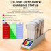 3 In 1 Charging Butler Battery Charger With Screen