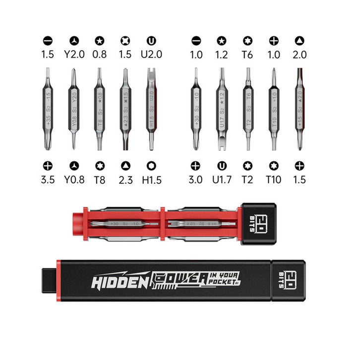 Jakemy Jm 8195 21 In 1 s 2 Bits Square Handle Design