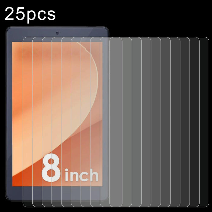 For Luca Te084 M4V1-B 8.0 25Pcs 0.3Mm 9H Explosion-Proof Tempered Tablet Glass Film