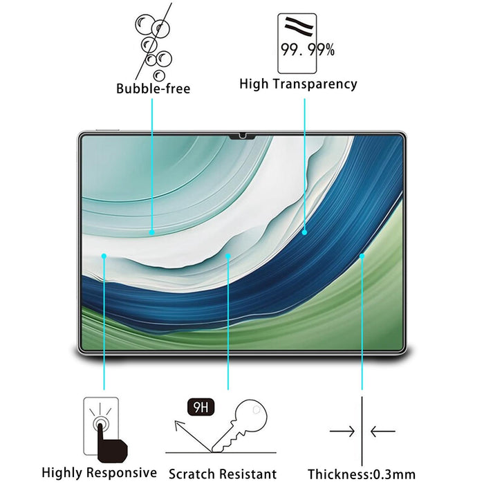 For Huawei Matepad Pro13.2 25Pcs 0.3Mm 9H Explosion-Proof Tempered Tablet Glass Film