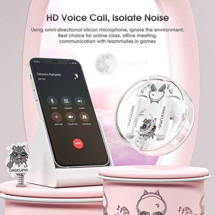 T301 Transparent Cartoon Wireless Bluetooth Earphone