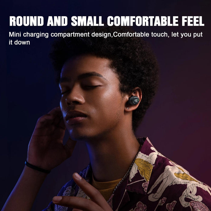 T305 Digital Display Wireless Bluetooth Earphone