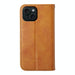 Cubic Grid Calf Texture Magnetic Leather Phone Case