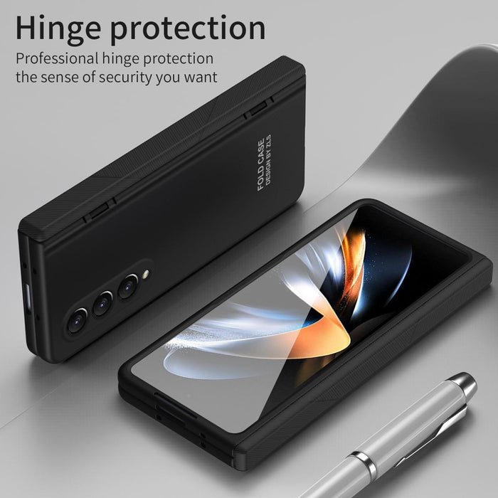 Hinged Phone Case With Pen And Stylus For Samsung Galaxy z