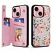 Printed Double Buckle Rfid Anti Theft Phone Case For Iphone