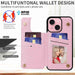 Printed Double Buckle Rfid Anti Theft Phone Case For Iphone