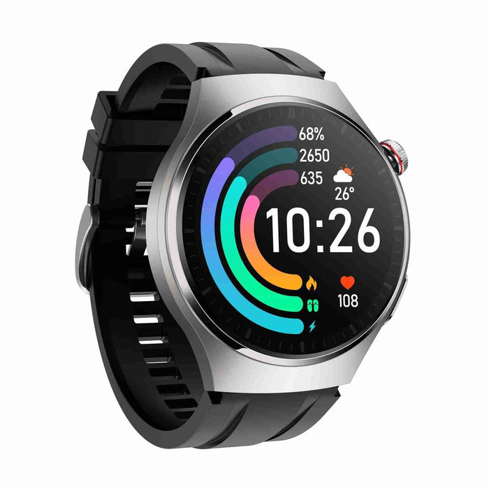 1.43 Inch Amoled Ip67 Smart Call Watch Support Ecg / Body Temperature / Blood Glucose Monitoring