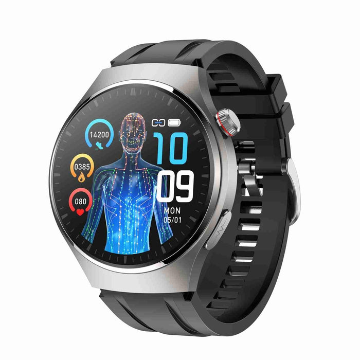 1.43 Inch Amoled Ip67 Smart Call Watch Support Ecg / Body Temperature / Blood Glucose Monitoring