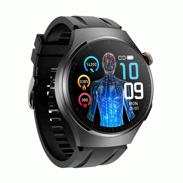 1.43 Inch Amoled Ip67 Smart Call Watch Support Ecg / Body Temperature / Blood Glucose Monitoring