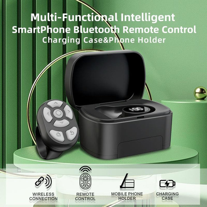 Wireless Bluetooth Ring Remote With Charging Case