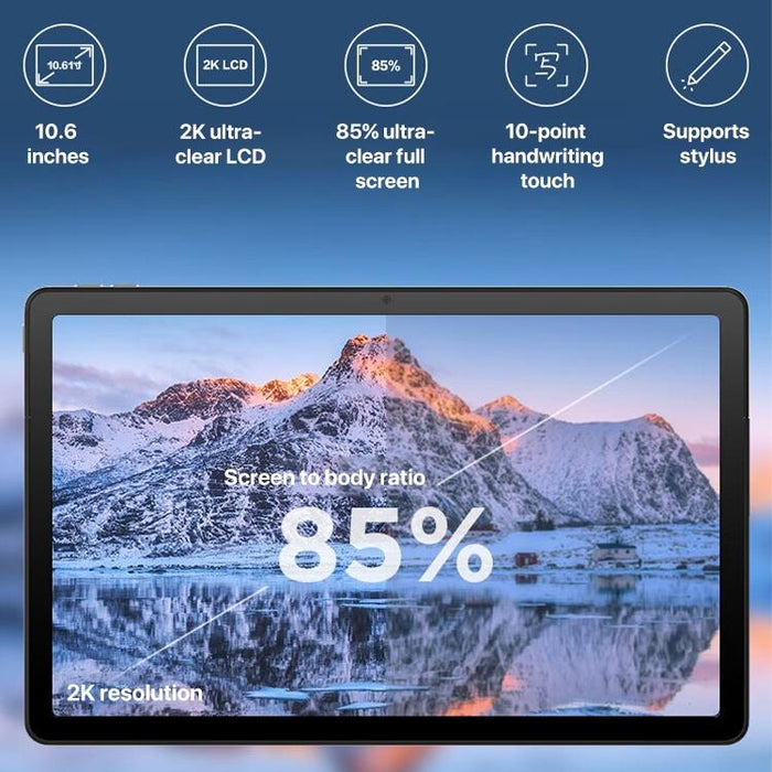10.6 4G Lte Tablet 6Gb 128Gb Android 12 Octa Core Face Id