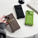 Shockproof Card Slot Frosted Tpu Phone Case For Iphone 15