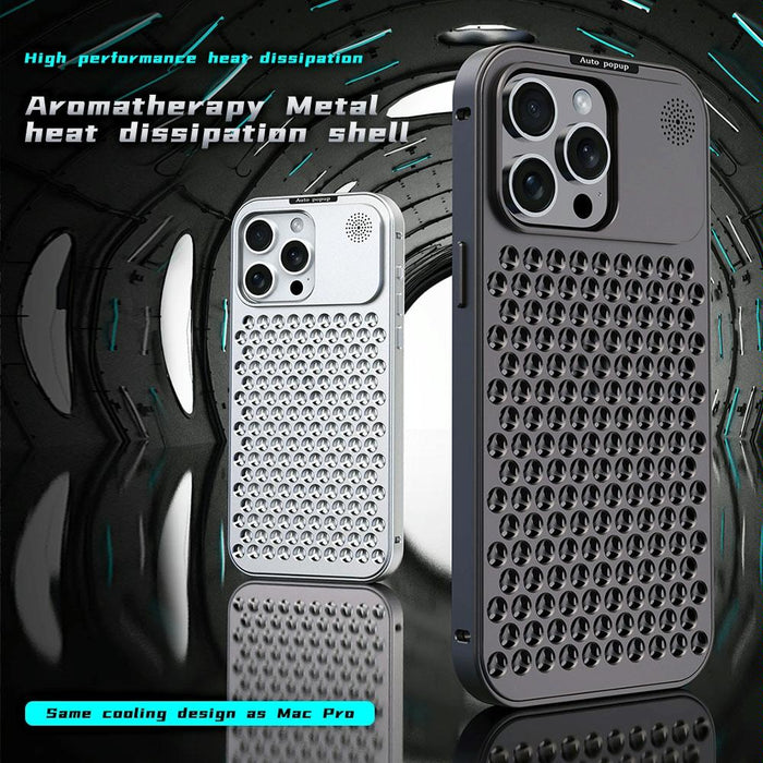 R Just Rj58 Aromatherapy Metal Cooling Phone Case