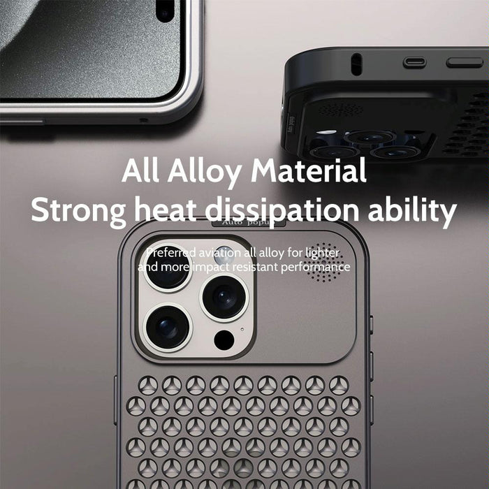 R Just Rj58 Aromatherapy Metal Cooling Phone Case