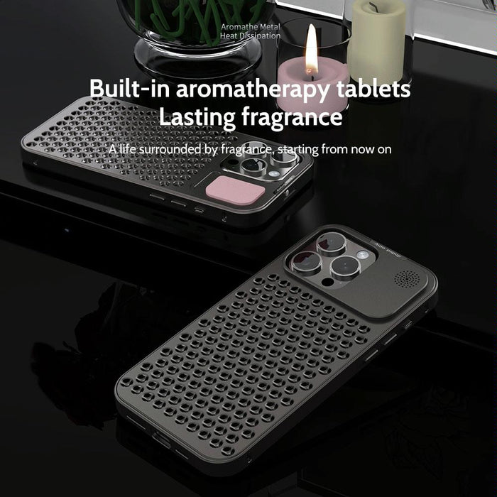 R Just Rj58 Aromatherapy Metal Cooling Phone Case