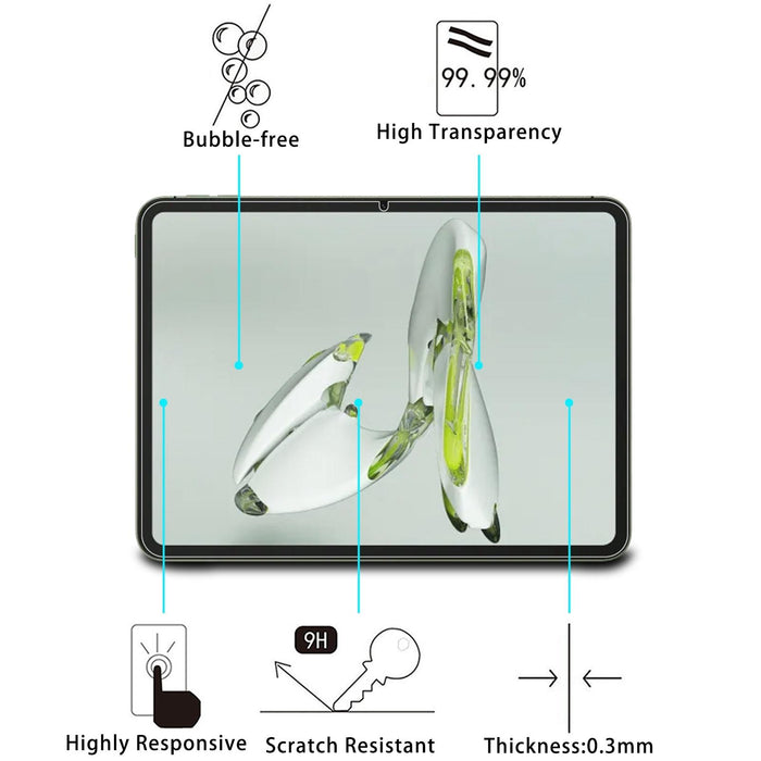 For Oneplus Pad Go / Oppo Pad Air2 9H 0.3Mm Explosion-Proof Tempered Glass Film