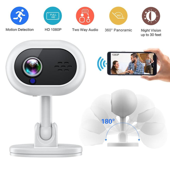 A4 1080P Hd Wifi Smart Surveillance Camera Support Two-Way Voice & Infrared Night Vision