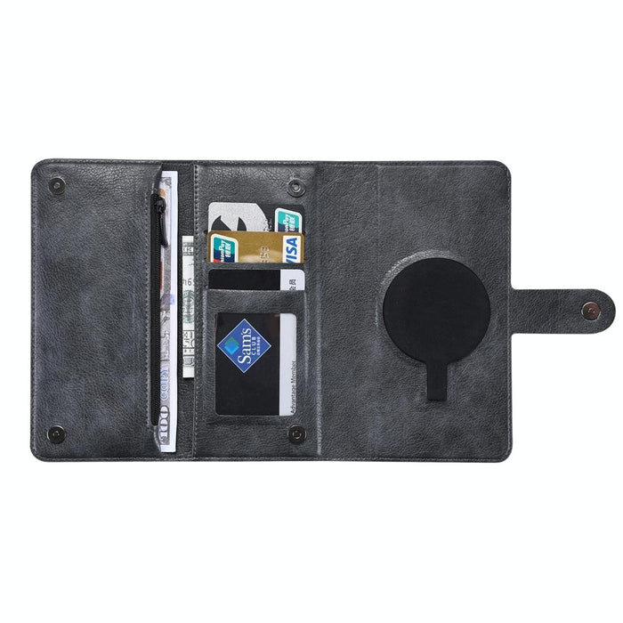 Vili Gv Series Magsafe Magnetic Zipper Leather Phone Case