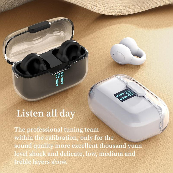 G91 Ear Clip Bone Conduction Tws Noise Reduction Bluetooth Earphone