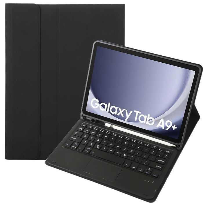 Tpu Touch Keyboard Case For Samsung Galaxy Tab A9+ With Pen Holder