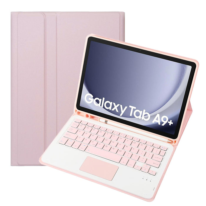 Tpu Touch Keyboard Case For Samsung Galaxy Tab A9+ With Pen Holder