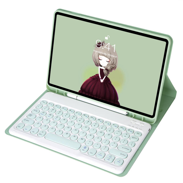 Tpu Bluetooth Keyboard Case For Samsung Galaxy Tab A9+ With Pen Slot