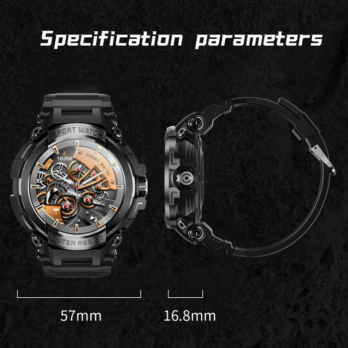 1.5 Inch Colour Screen Bluetooth Smart Watch Health & Sports Monitoring