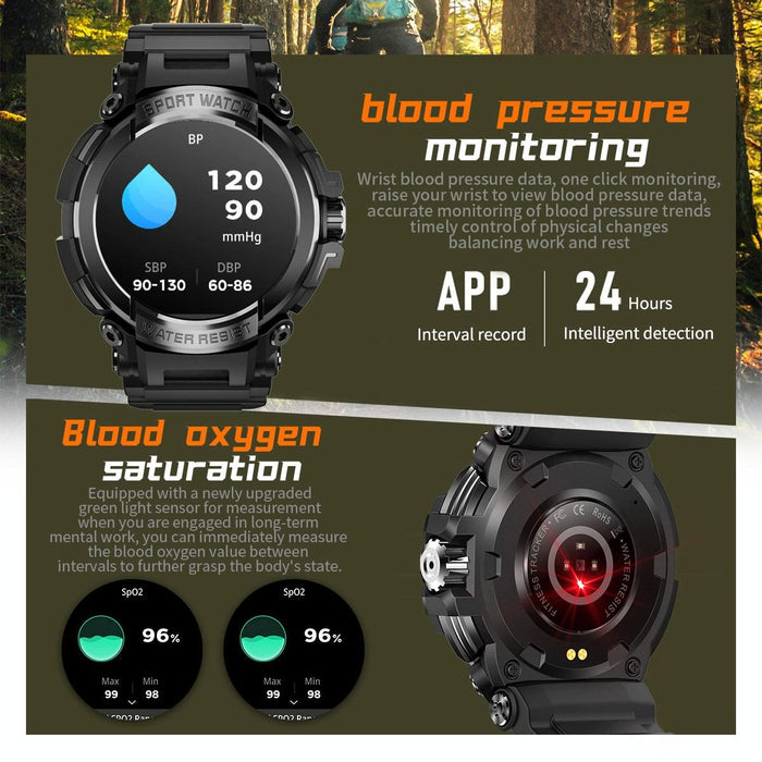 1.5 Inch Colour Screen Bluetooth Smart Watch Health & Sports Monitoring