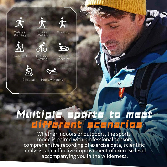 1.5 Inch Colour Screen Bluetooth Smart Watch Health & Sports Monitoring