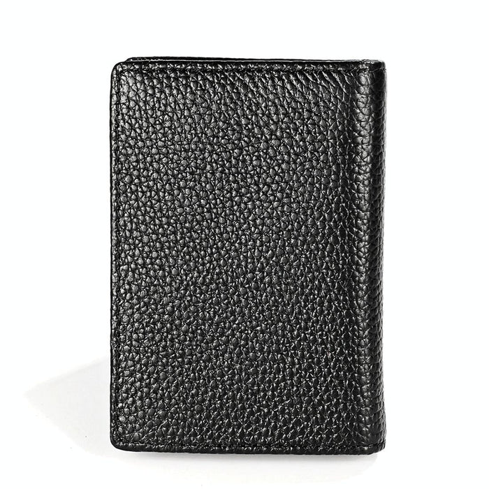 Men Leather Rfid Card Holder - Blocking Technology